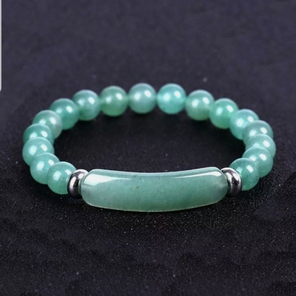 Natural Stone Strand Bracelet 8mm - Picture 2 of 4